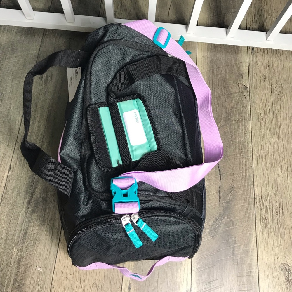 Adidas Bag Squad ||| Duffel Lilac Black Unisex - Picture 6 of 8
